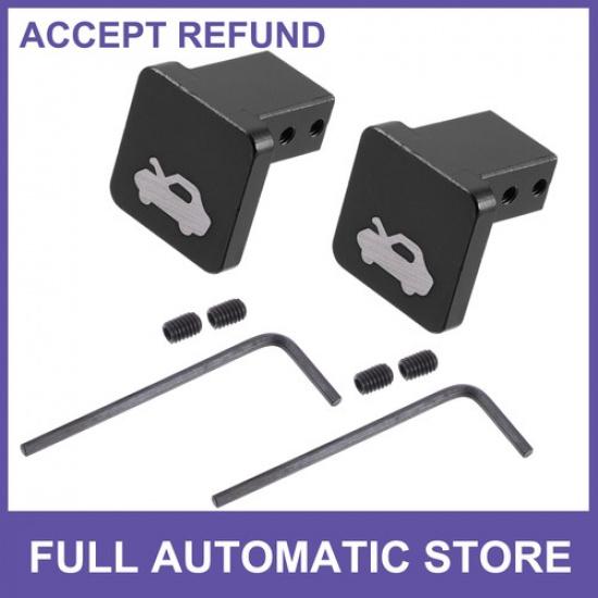 Hood Release Latch Handle Repair Kit TWO  for Honda CRV 1997-2006 Black
