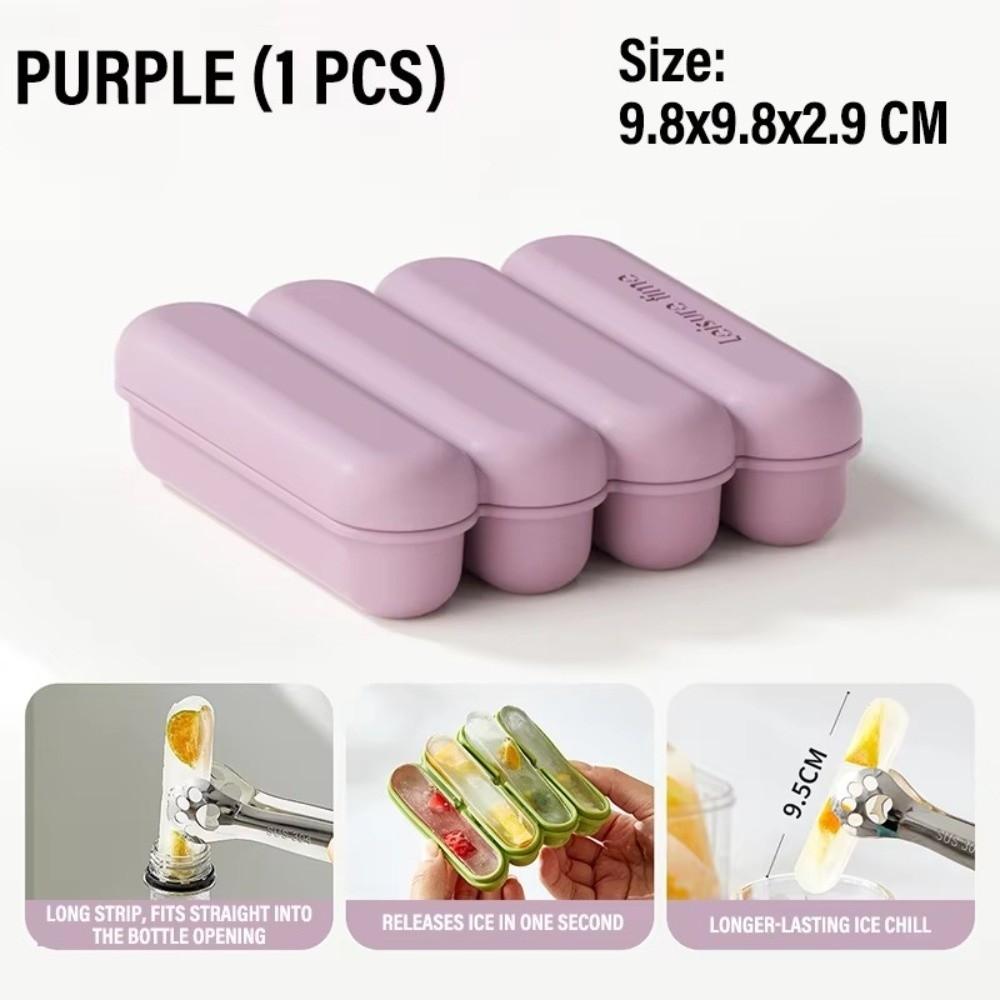 Food Grade Ice Cube Tray Easy Press Release Ice Making Box Convenient Ice Stick Mold Home Use