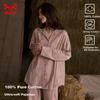 iiOW Woen' Autun Winter Anti-ite Antibacterial Pure Cotton Long Sleeve Pajaas Hoewear 25 New Style