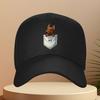 Puppy In Pocket Baseball Cap Unisex Adjustable Polyester Outdoor Casual Fashion Hat