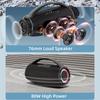 ZEALOT BT Speaker Wireless Stereo Speaker with 80W Booming Sound Colorful Lights Waterproof Portable Speaker for