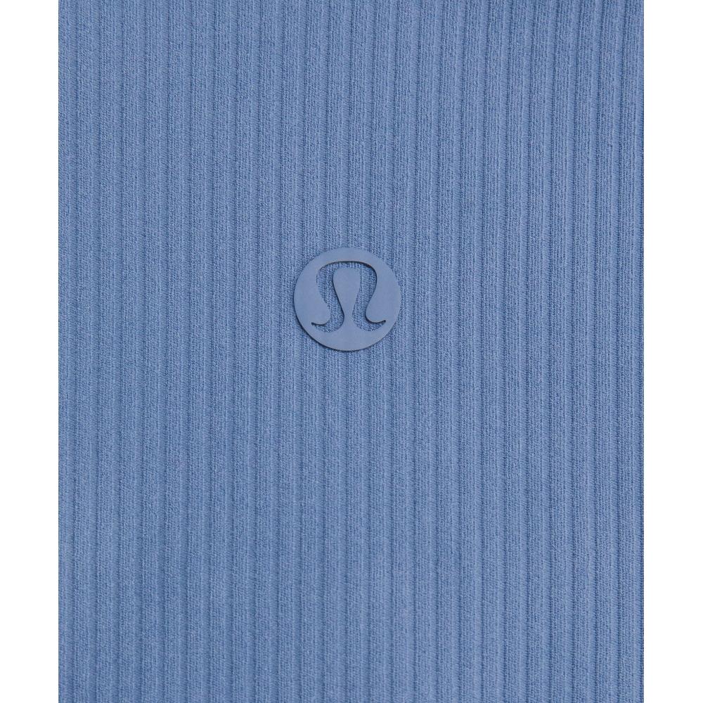Lululemon All Aligned Ribbed Midi Dress Oasis Blue