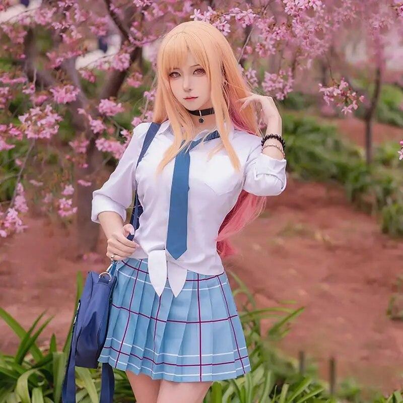 Cosplay Anime Moje Oblékání Darling Marin Kitagawa JK Uniforma Košile Sukně Oblečení Halloween Karneval Kostýmy Cosplay