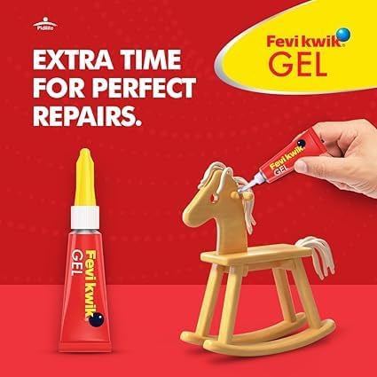 Fevikwik Gelové okamžité lepidlo 3g Balení 6 kusů Víceúčelové Silné lepící lepidlo pro Umění Řemesla Domácnost Kancelář Snadná aplikace