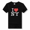 New I Love New York Tshirt I Love New York Slogan Letter Print Street Style