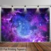 2D Vibrant Galaxy Starry Sky Tapestry 2D Print Wall Backdrop for Aesthetic Room