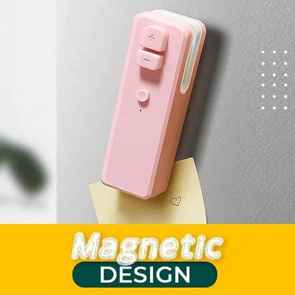 2-in-1 Magnetischer Lebensmittelversiegler Mehrzweck-Plastiktüten-Verschließgerät für Zuhause