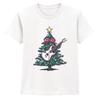 Rocking Christmas Tree Boys Girls Kids T Shirt Music Star For Children Vintage Stylish Graphic Unisex Casual Breathable