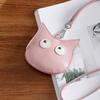 Cute Cartoon Ghost Coin Purse PU Leather Zipper Wallet Mini Keychain Pouch Small Change Purse for Women Girls