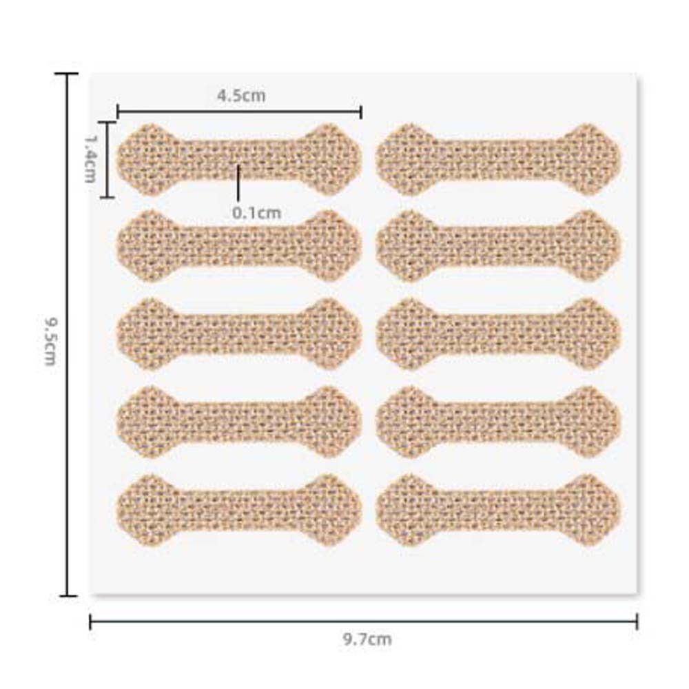 10 adet/takım Ayak Tırnağı Düzeltme Aracı Tırnak Tedavisi Elastik Yama Brace Pedikür Aracı Tırnak Düzeltme Çıkartmalar