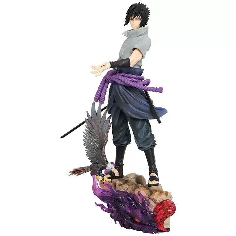 Anime Naruto Peripheral, Resonance Naruto Figure, Resonance Sasuke, Oversized Statue, Model Toy Ornament