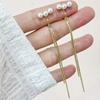 Kamelie Mückenspirale Halter Perlenblume Retro Ohrclips Ohrringe - Kein Piercing erforderlich