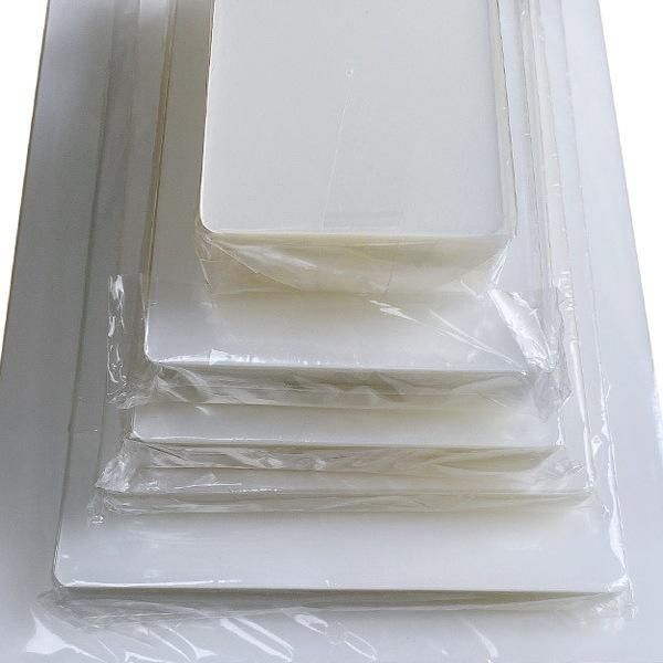 Self-Adhesive Transparent Laminating Film - A4, A3, Photo ID Card, 100 Sheets, Various Sizes (10 Mil, 3-inch, 5-inch, 6-inch).