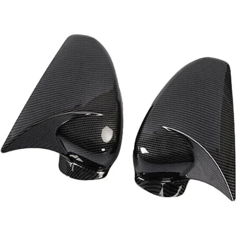 Car Sticker Rearview Side Mirror Cover Wing Cap Exterior Door Rear View Case Trim Carbon Fiber Look ABS Compatible With Acura ILX 2013-2024(Carbon)