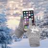 Touch Screen Winter Knitted Gloves Knitted Deer Full Finger Mittens Durable Riding Gloves  Outdoor