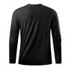 Men's Quick Drying Round Neck T-shirt Long Sleeve Men's Ice Silk Thin Fitness Running Top Bottoming Long Sleeve