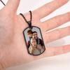 Men Personalize Engrave Name Custom The Photo of Family Pendant Necklaces,Picture Words Date Pendant Dogtag,Love Keepsake Gifts
