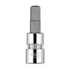H6 Hexagon Bit On 1/4" Socket, Short, 37 Mm
