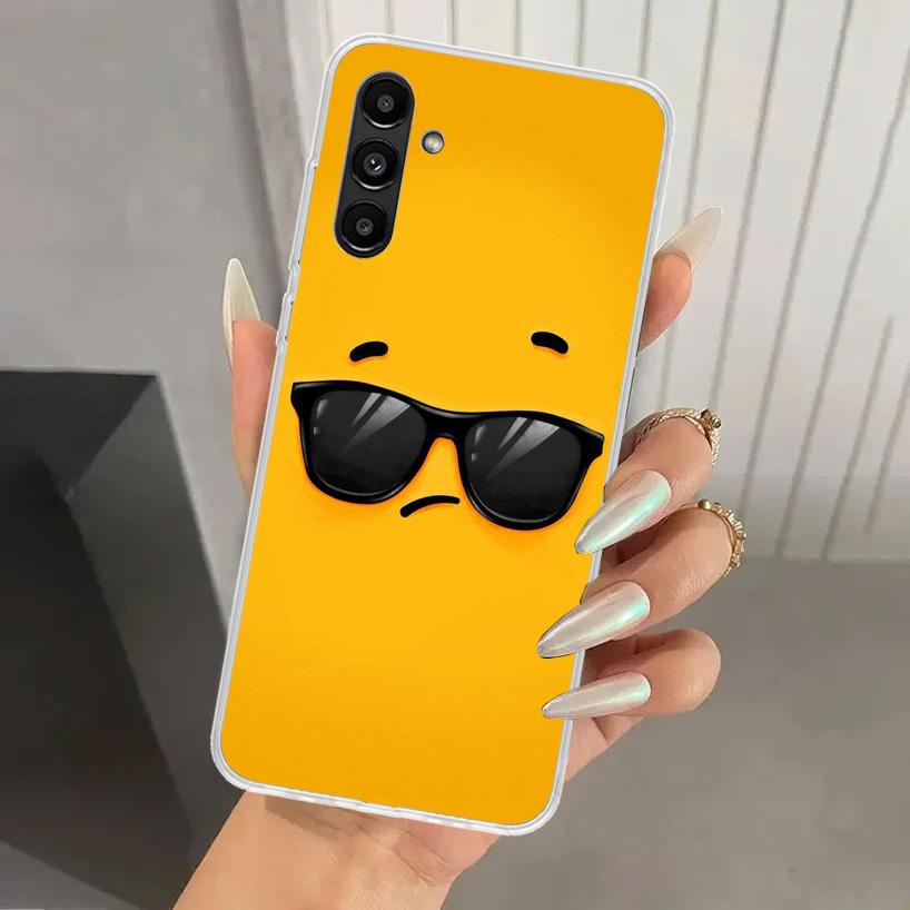 Funny Face Cute Phone Case for Samsung Galaxy A16 A26 A36 A56 A15 A25 A35 A55 A14 A24 A34 A54 A13 A23 A33 A53 A05S A04S A03S A15