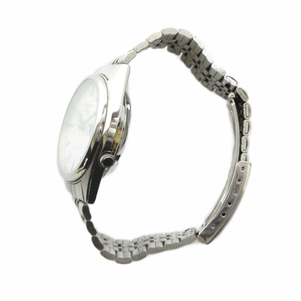 Used SEIKO SEIKO 7S26-00D Five 5 Watch Automatic Winding Calendar Date White Dial Silver GY11 /MQ