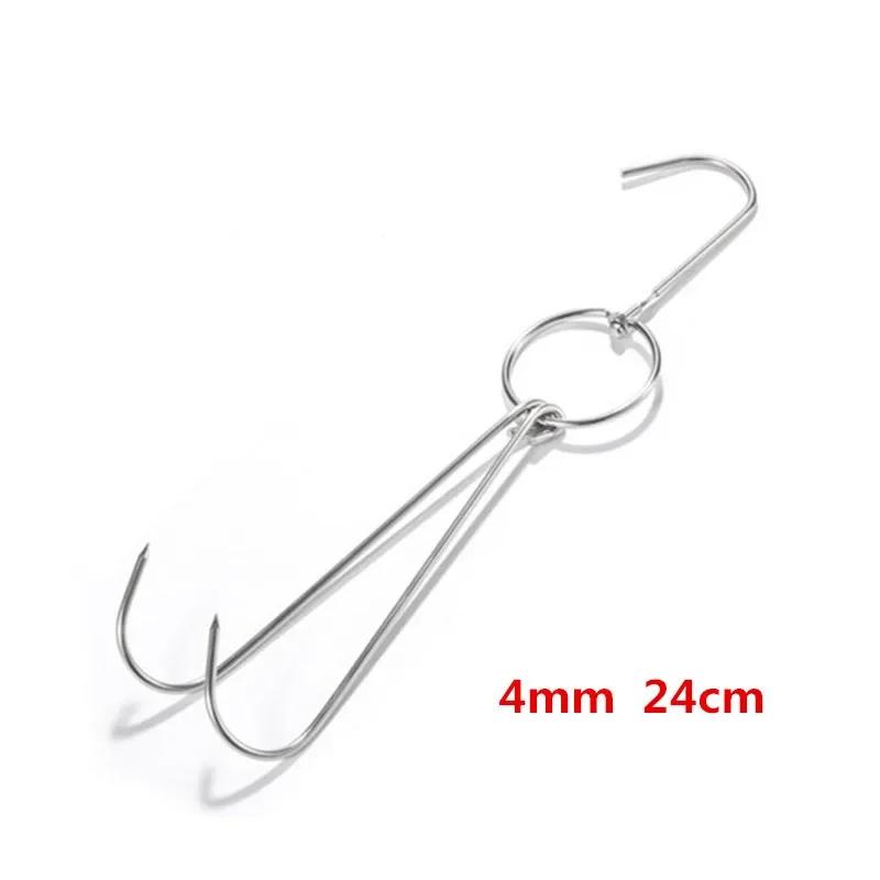 Stainless Steel Beef Meat Clasps Duck Goose Turkey Hooks Roast Duck Bacon Hook BBQ Storage Hanger Bread Hook Tools Accessories