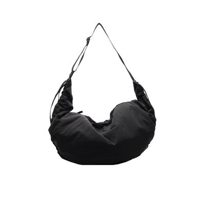 Bolsa Tote de Nylon Grande Capacidade Feminina Jinghuiyue, Cor Sólida, Bolsa de Ombro, Leve, para Uso Diário, Viagens de Uma Noite, Viagens, Deslocamento e