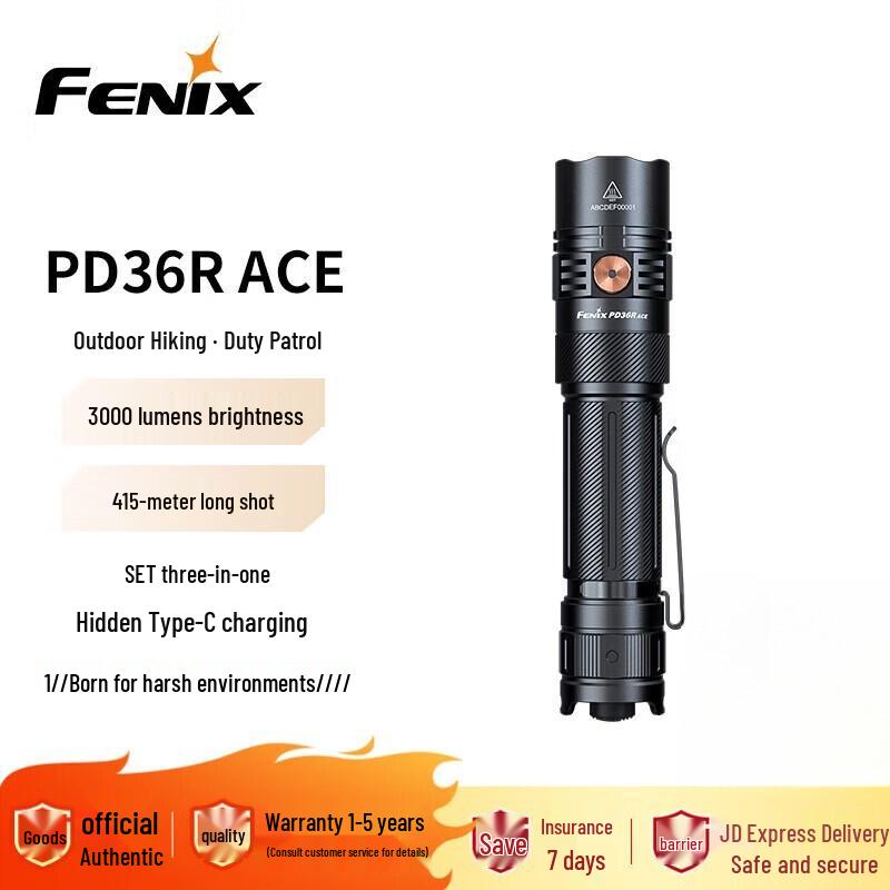 Fenix PD36R ACE Tactical Flashlight