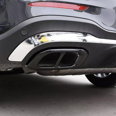 Pro Mercedes Benz GLE350 GLE450 GLC GLS W167 X253 X167 Kryt koncovky výfuku ABS Lesklá černá 2ks