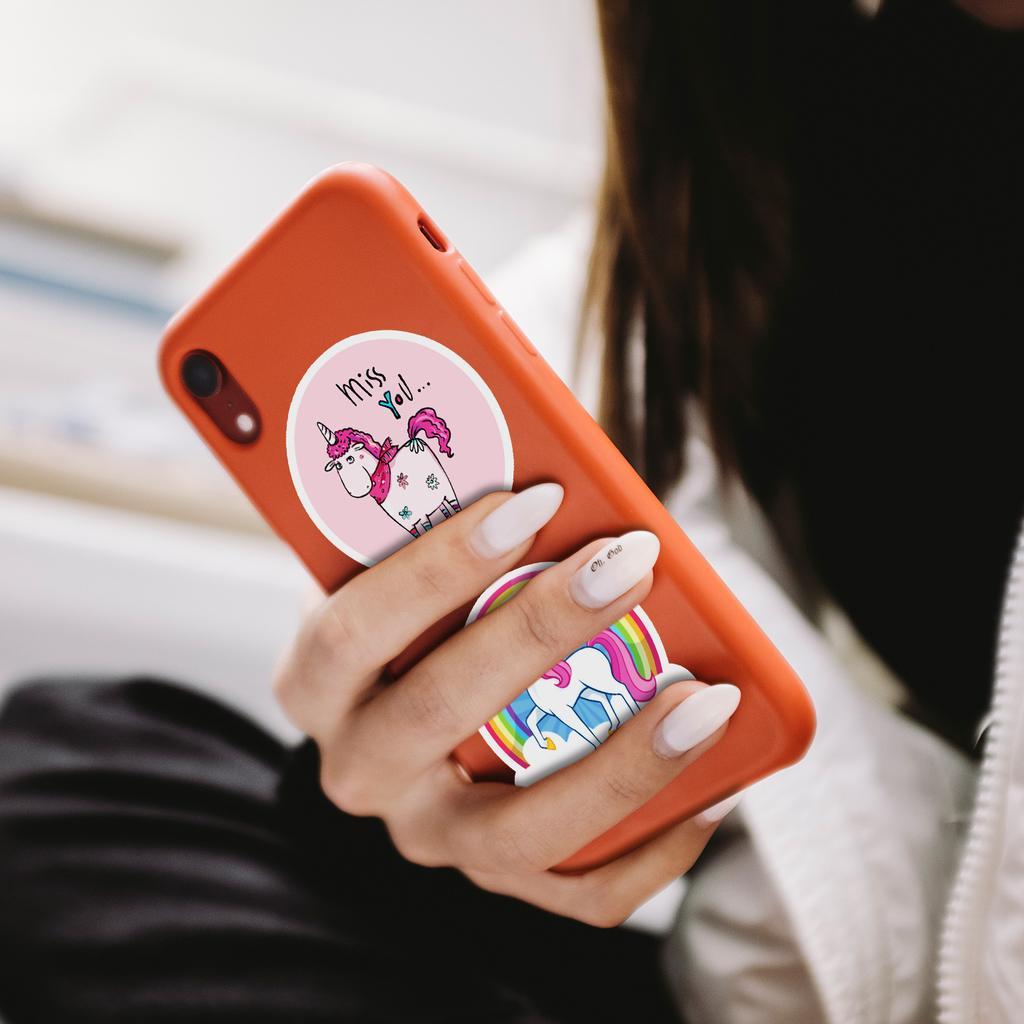 50/100 Cute Wind Unicorn Stickers Mobile Phone Water Cup Waterproof Decorative Stickers Children DIY Hand Account Stickers