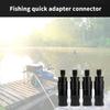 4Pcs Fishing Rod Pods Connector Replacement Quickly Release Bites Alarm Fishing  Stick Quickly Change Connector Enduring