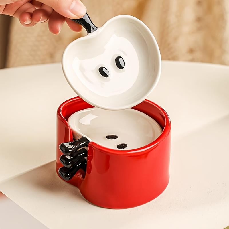 

Набор керамических соусниц Современные минималистичные круглые соусники для кухни красный