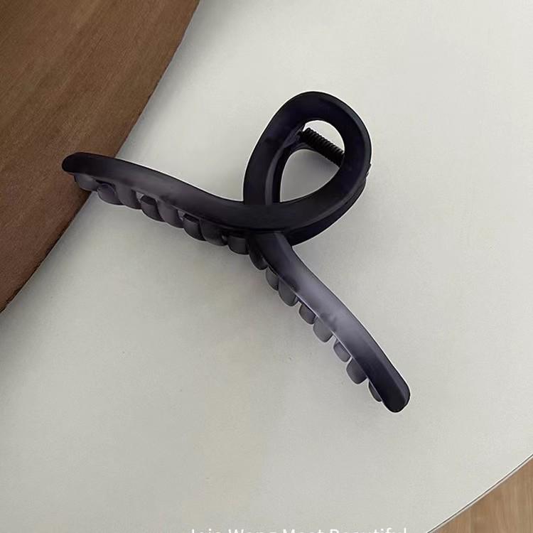 High-End Matte Frosted Large Hair Claw Clip, Women's Chic Shark Clip