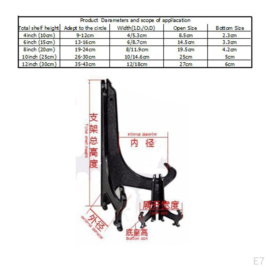 5 Pcs Plastic Display Easel Brackets Painting Drawing Handmade decor for art