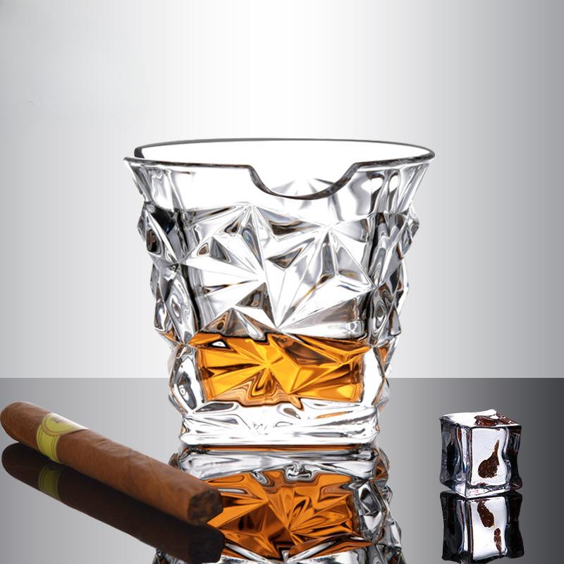 Whiskey Glass Cigar Holder Home Glass Bar Beer Glass Wine Glass High End Business Wine Glasses