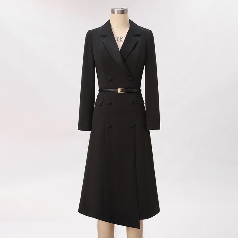 

Elegant Autumn Professional Women s Suit Skirt - Fashionable, Waist-Cinching, High-End Workwear XL чорний