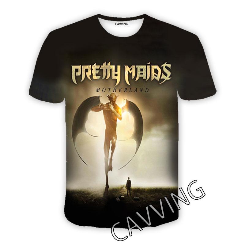 New Fashion Women/Men's 3D Print  PRETTY MAIDS  Rock  Casual T-shirts  Hip Hop Tshirts Harajuku Styles Tops Clothing
