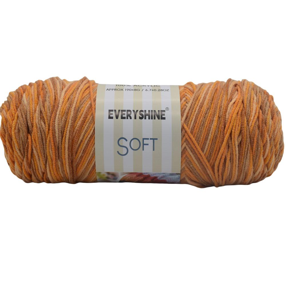 6pcs Gradient Super Bulky Yarn for Blankets Jumbo Polyester Bundle (1.14kg) - Extra Thick Multicolor DIY Knitting Crochet Kit for Chunky Home Decor
