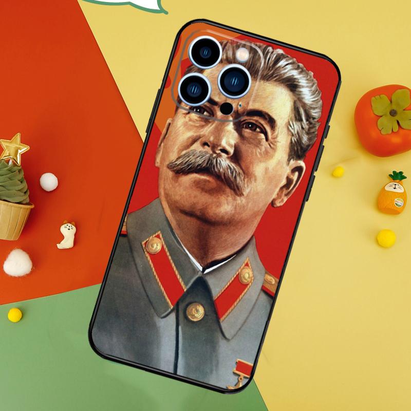 USSR Joseph Stalin Phone Case For iPhone 17 Pro Max 16 15 13 12 11 14 Pro Max Plus 12 13 Mini 16e 17 Air Cover