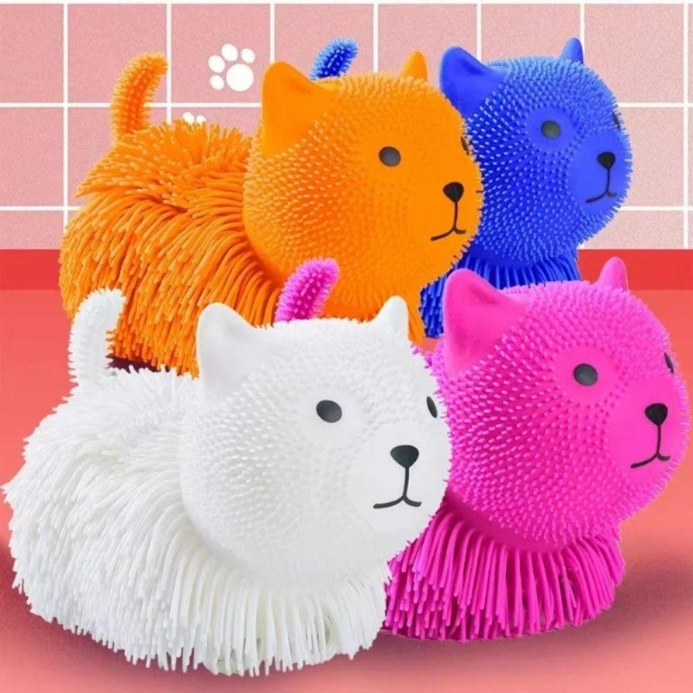 New Anxiety Aid Sensory Toys Cute Rabbit Stress Relief Toys PVC Dog Decompression Toy Children's