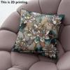Lotus Floral Luxury Print Pillow Covers Pattern Cushion Cover Suitable for Sofa Bedroom Car Pillow Cover