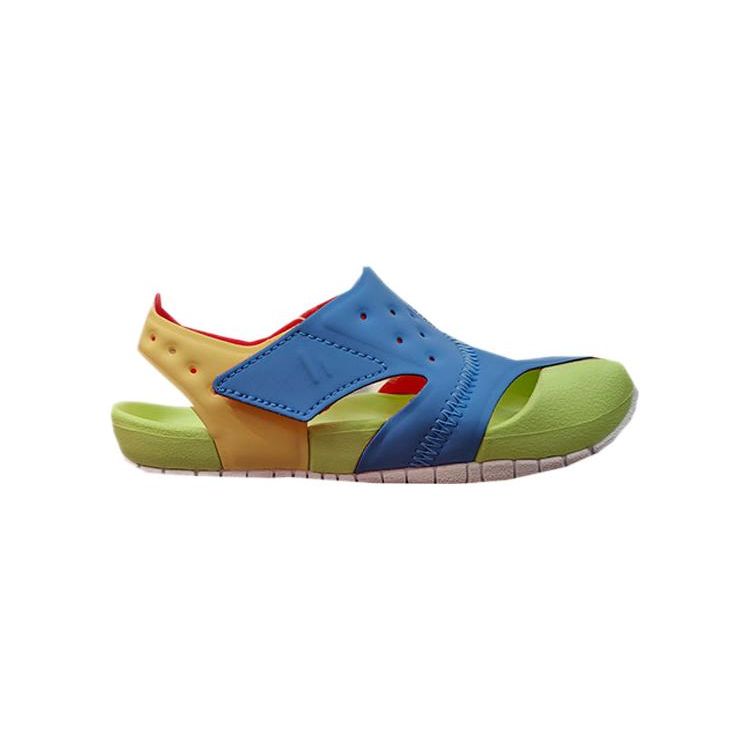 Air Jordan Flare TD Blue Green Yellow CI7850-400