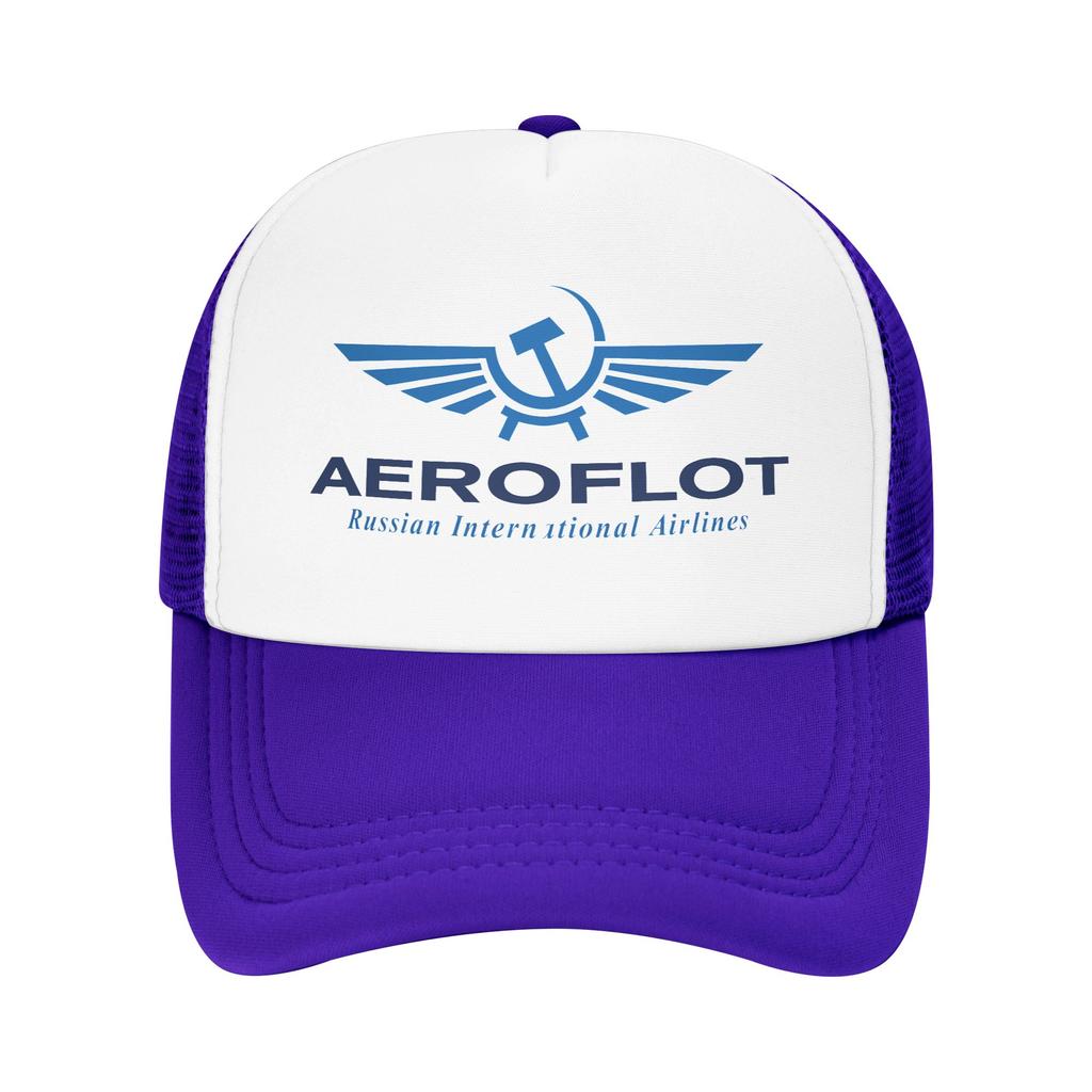 Aeroflot Aviation Russe Pilote Aerospace Casual Sun Hats For Female Male Spring Outdoor Sport Baseball Cap Fitted Retro Hats