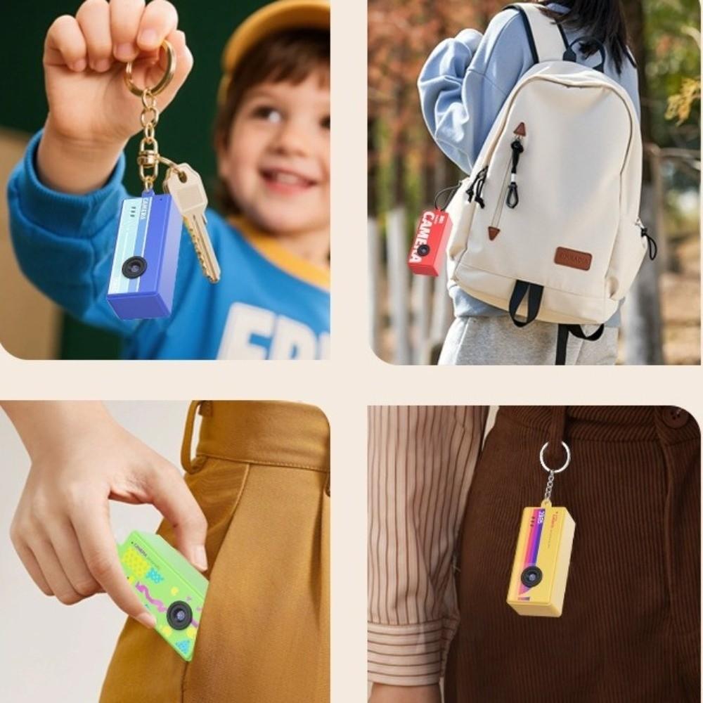 Mini Keychain Thumb Camera Retro Thumb Camera Keychain New Sports Camera