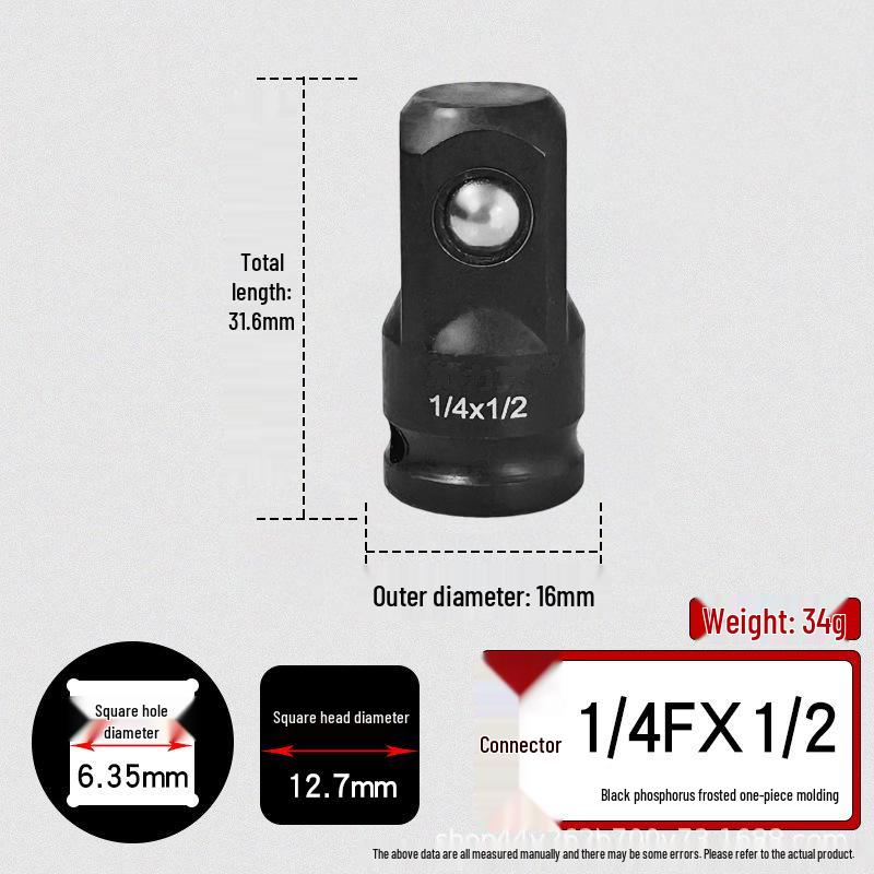 Heavy Duty Air Impact Wrench Flywheel Conversion Adapter Set: Large, Medium, Small
