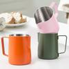 Sharp-mouthed Decorative Pitcher with Thickened 304 Stainless Steel Coffee Frothing Cup - Professional Coffee Machine Milk Frothing Cup