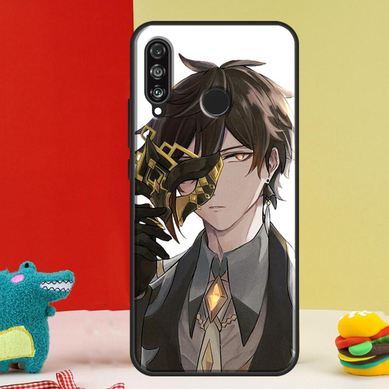 Zhongli Genshin Impact For Huawei Nova Y91 Y90 Y60 Y70 Y72 Y61 9 10 SE 12i 12s 11i 5T P60 Pro P20 P30 P40 Lite Case
