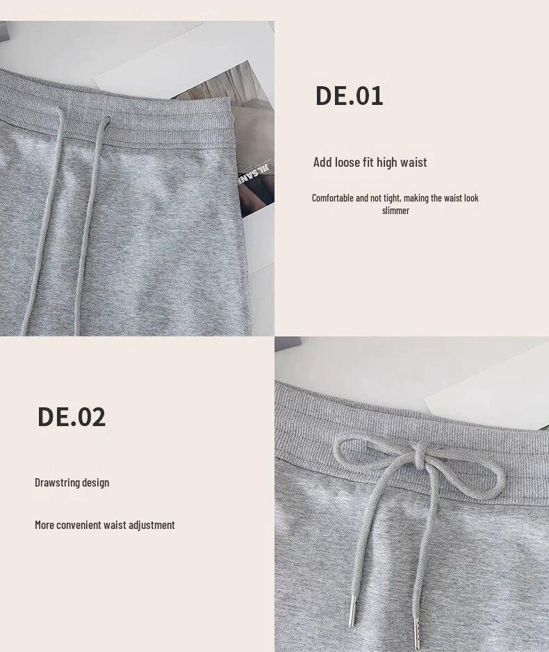 2026 Women's High Waist Gray Bodycon Sports Skirt - Spring/Summer A-line Slimming Casual