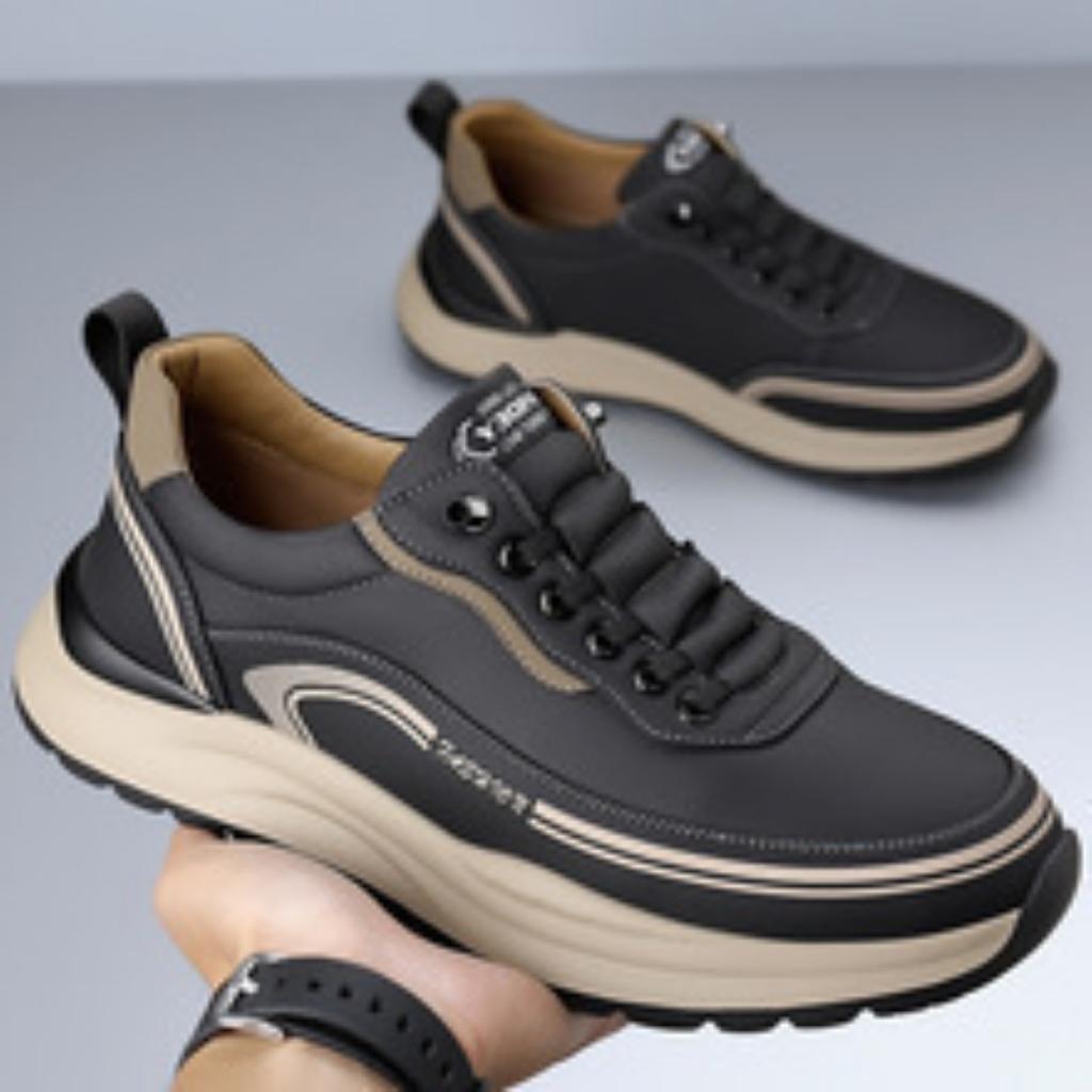 Men's shoes new casual shoes soft sole breathable student running shoes simple trend men's sports shoes dad shoes
