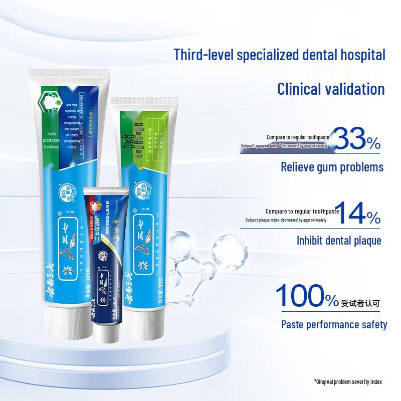 Sanqi Toothpaste Family & Travel Pack