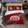 Mainz FC Themed Bedding 3Pcs Duvet Cover Set Decorative Bed Linen For Teen Room Home Decoration